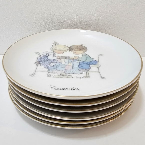 Precious Moments Months of the Year Plates - November - Picture 8 of 10